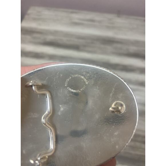 Montana Silversmiths Elk Belt Buckle Oval Western Silver Tone Men’s - Picture 4 of 7